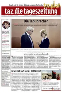 Tageszeitung TAZ vom 21 August 2014
