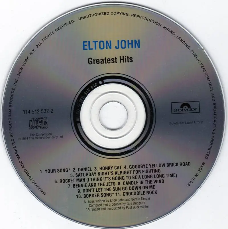 Elton John - Greatest Hits (1974) / AvaxHome