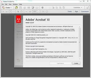 Adobe Acrobat XI Pro 11.0.7