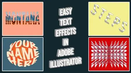 Four Easy Text Effects in Adobe Illustrator