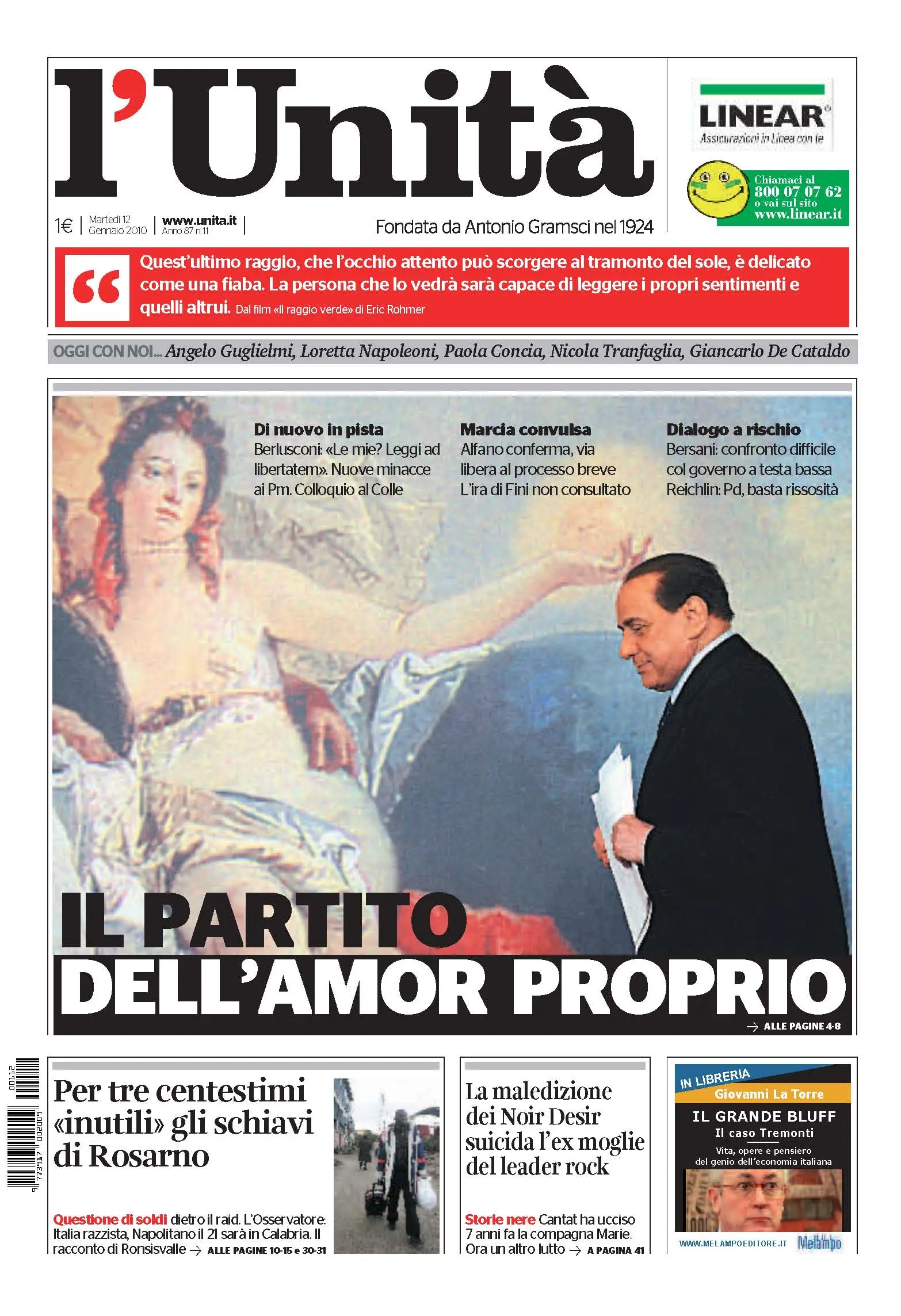 Unità 12.01.2010
