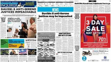 Philippine Daily Inquirer – May 18, 2018