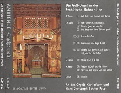 Karl Wurm & Christoph Becker-Foss - Orgelmusik in der Stabkirche Hahnenklee (1996)