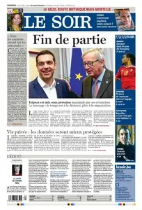 Le Soir du 12 Juin 2015