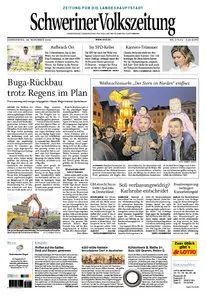 Schweriner Volkszeitung 26.11.2009 (Ausgabe Stadt Schwerin)