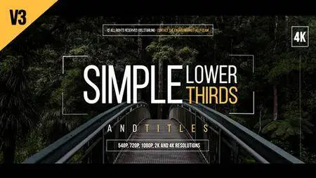 Lower Thirds - Project for After Effects (VideoHive)