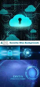 Vectors - Security Blue Backgrounds