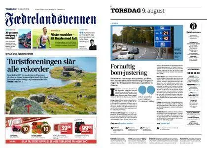 Fædrelandsvennen – 09. august 2018