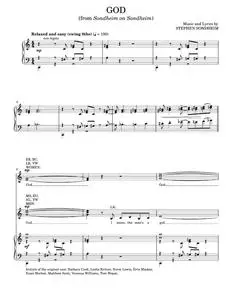 Buddy's Blues (The God-Why-Don't-You-Love-Me Blues) - Road Show Musical, Stephen Sondheim (Piano Vocal)