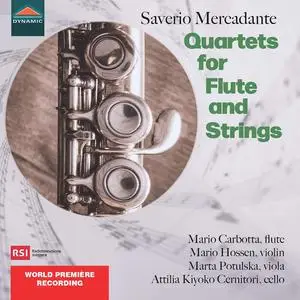 Mario Carbotta, Mario Hossen, Marta Potulska, Attilia Kiyoko Cernitori - Mercadante Quartets for Flute and Strings (2023) 24/96