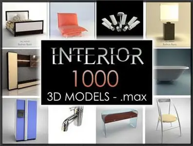 3D Max Model: 1000 Interior
