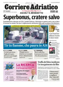 Corriere Adriatico Ascoli - 18 Maggio 2024