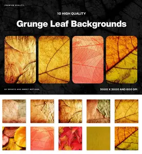 EE - Grunge Leaf Background N4RBFGN