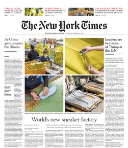 International The New York Times - 26 September 2025