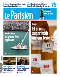 Le Parisien du Lundi 11 Novembre 2024