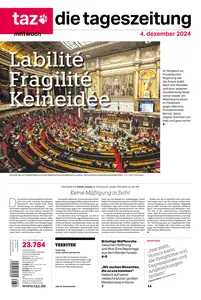 taz die tageszeitung  - 04 December 2024