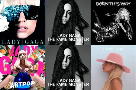 Lady Gaga - The Studio Album Collection (2008-2016) [Official Digital Download] Combined RE-UP