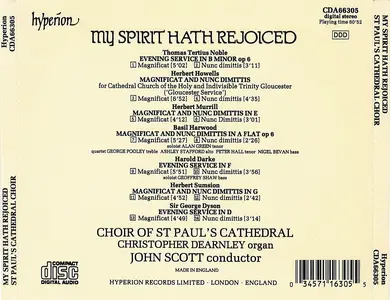 John Scott, Choir of St Paul's Cathedral - My Spirit Hath Rejoiced (1988)