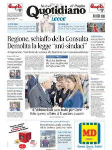 Quotidiano di Puglia Lecce - 26 Luglio 2025