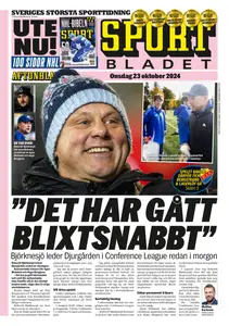 Sportbladet - 23 Oktober 2024