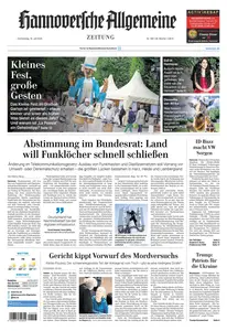 Hannoversche Allgemeine Zeitung - 10 Juli 2025