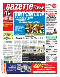 La Gazette des Courses - 4 Février 2025