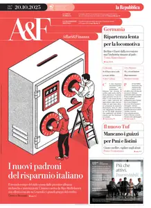 la Repubblica Affari & Finanza - 20 Ottobre 2025