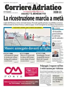 Corriere Adriatico Ascoli - 21 Giugno 2025