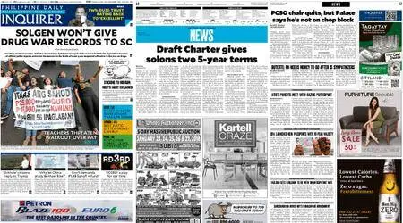 Philippine Daily Inquirer – January 13, 2018