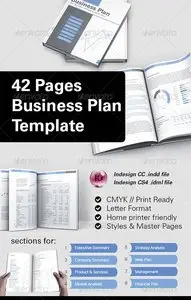 GraphicRiver 42 Pages Business Plan Template