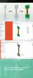 SOLIDWORKS Simulation - Linear Static Part Analysis (2016)