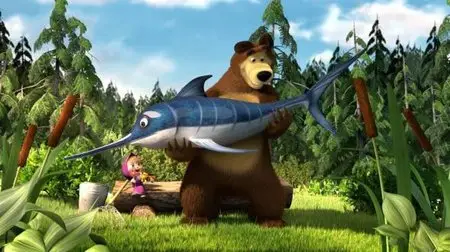 Маша и Медведь - Ловись , рыбка !