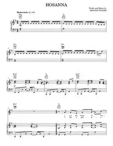 Hosanna - Brooke Fraser, Hillsong United (Piano-Vocal-Guitar)