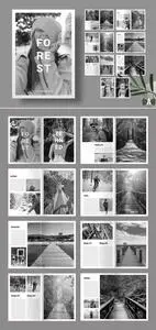 Forest Magazine Template 722054639