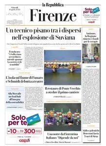 la Repubblica Firenze - 11 Aprile 2024