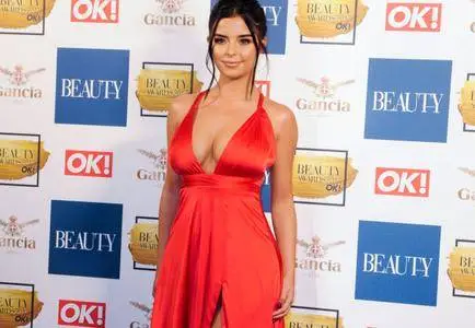 Demi Rose at The Beauty Awards with OK! 2017 at the Pavilion in London on November 28, 2017