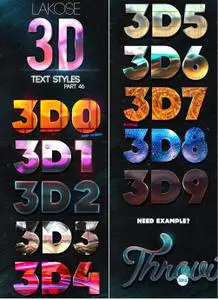 GraphicRiver - Lakose 3D Text Styles Part 46 23661741