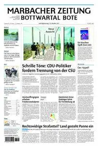 Marbacher Zeitung - 07. Oktober 2017