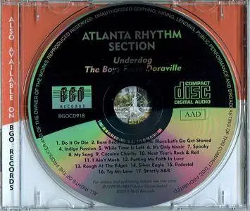 Atlanta Rhythm Section - Underdog (1979) + The Boys from Doraville (1980) 2 LP in 1 CD, Remastered 2010