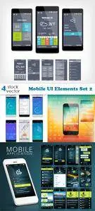 Vectors - Mobile UI Elements Set 2