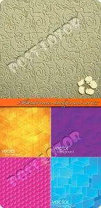 Abstract vector background set 055