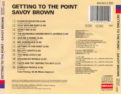 Savoy Brown - Getting To The Point (1968) {1990, Remastered}