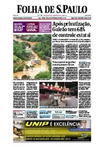 Jornal Folha de São Paulo - 24 de dezembro de 2013 - Terça