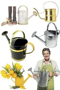 Garden tools: Watering - selection of stock images