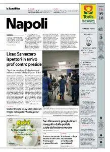 la Repubblica Napoli - 16 Settembre 2018