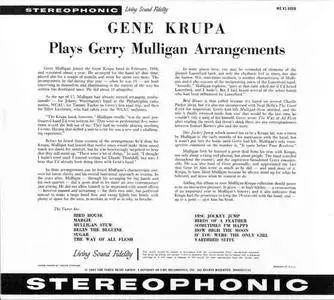 Gene Krupa - ...Plays Gerry Mulligan Arrangements (1959) {2005 Verve Music Group} **[RE-UP]**