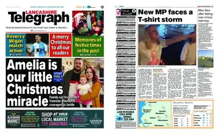 Lancashire Telegraph (Blackburn, Darwen, Hyndburn, Ribble Valley) – December 24, 2019