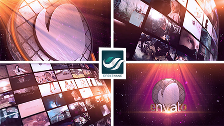 Video Wall Logo - Project for After Effects (VideoHive)