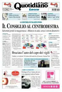 Quotidiano di Puglia Lecce - 20 Febbraio 2018