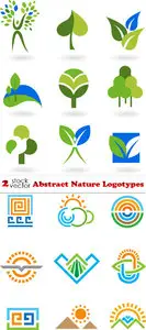 Vectors - Abstract Nature Logotypes